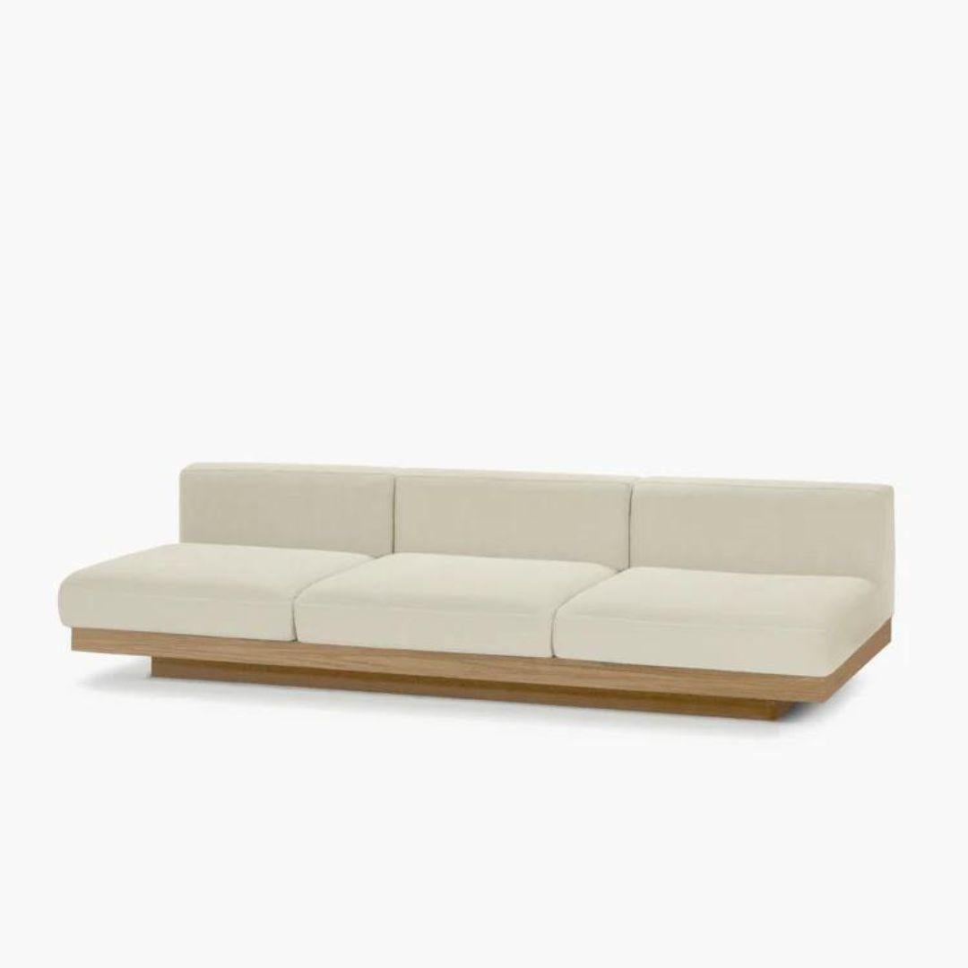 Rudolph Outdoor Three-Seater Sofa by Vincent Van Duysen for Serax For Sale 2