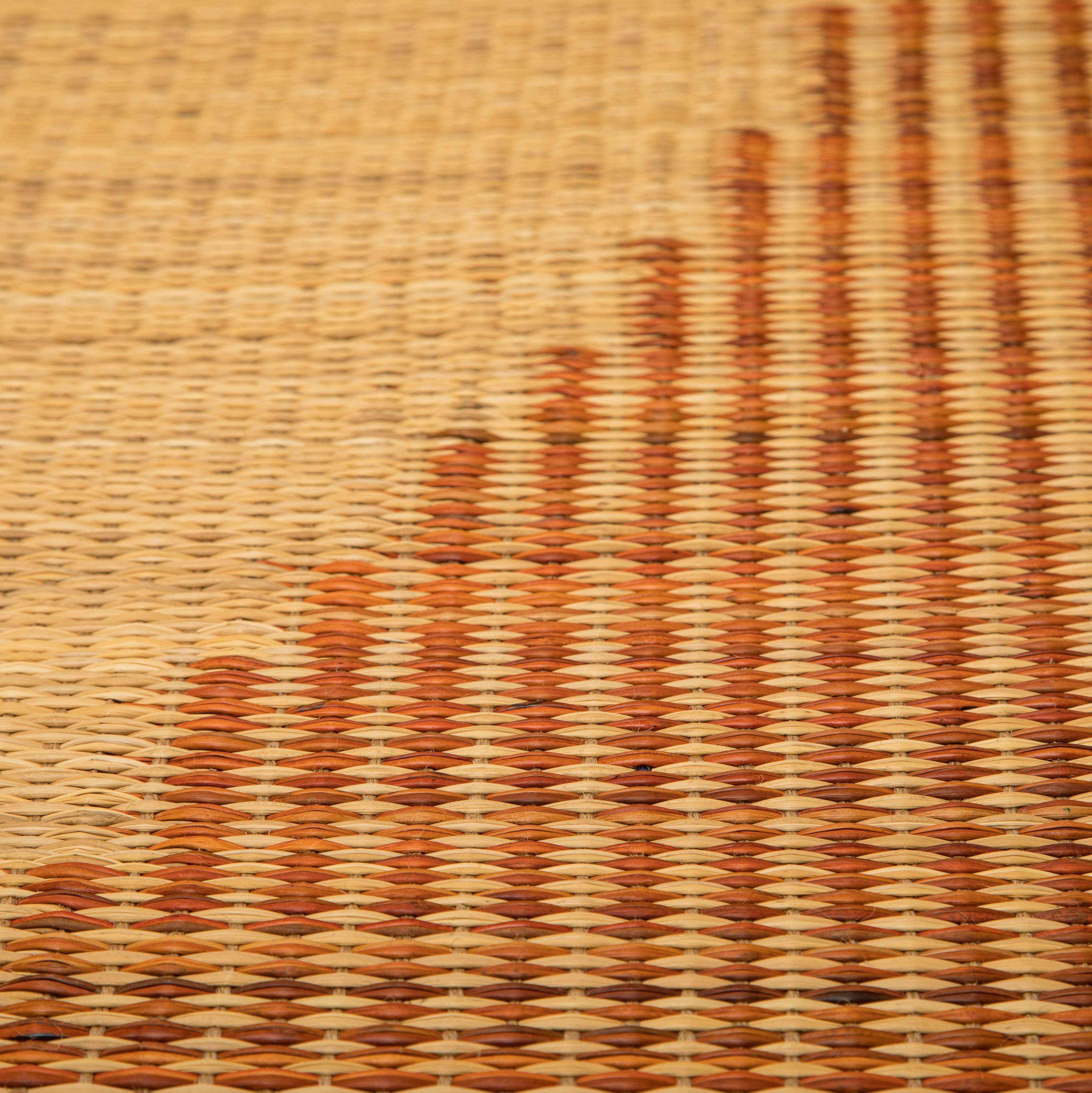Outdoor Runner Rug in Natural Fiber for Modern Home Decor l La Fibre Artisanale For Sale 4