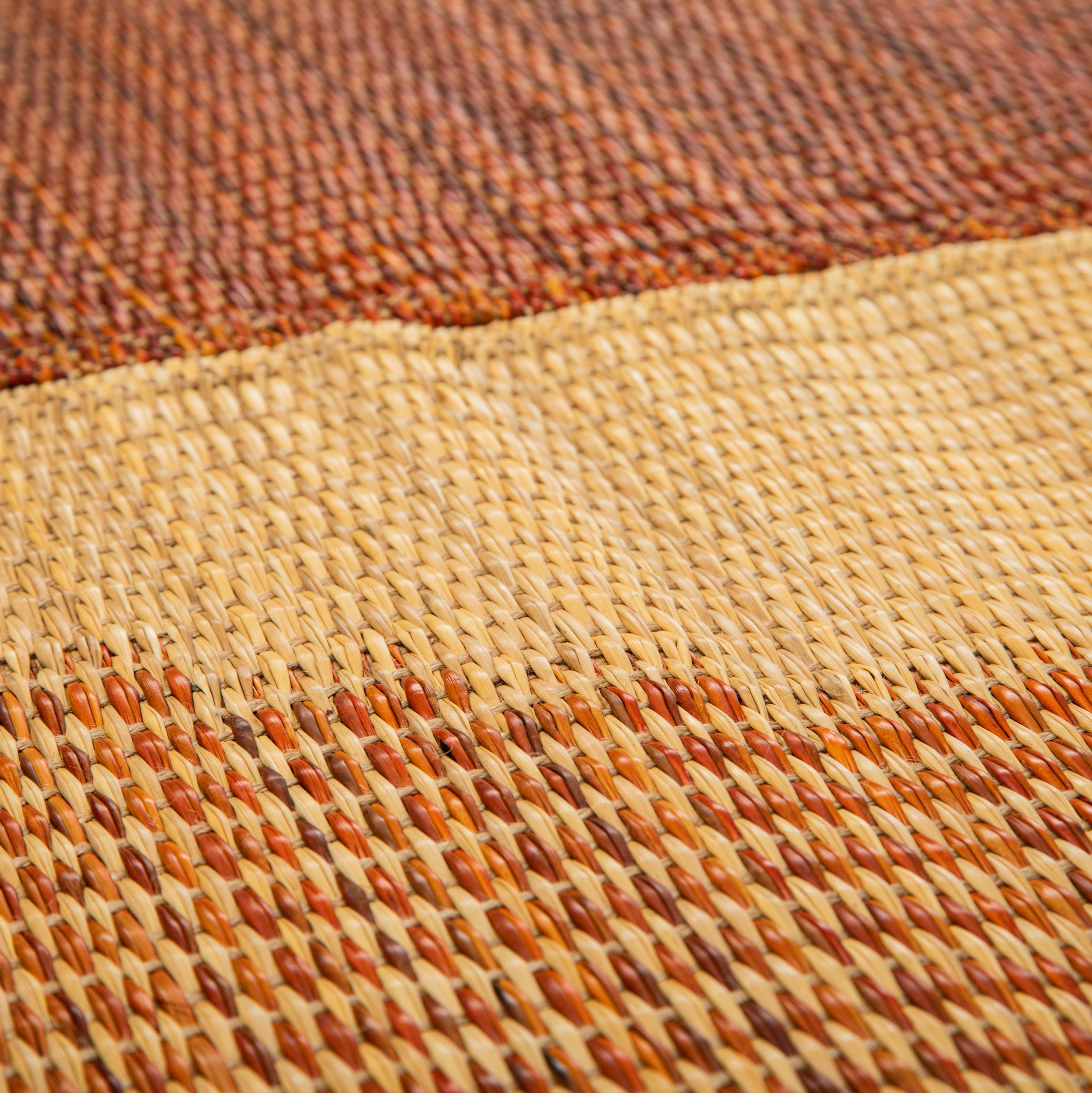 Outdoor Runner Rug in Natural Fiber for Modern Home Decor l La Fibre Artisanale For Sale 5