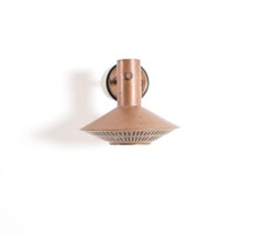 Outdoor Scandinavian Wall Light in Copper by Finn Lunde, Norway, 1970s