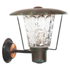 Outdoor Scandinavian Wall Light in Copper, Norway, 1960s