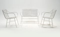 Outdoor Settee / Sofa and Pair of Chairs 'One Rocker' by John Salterini