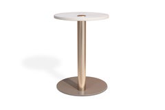 Dawn High-End Outdoor Side Table by Myface, Stainless Steel & Acrylic