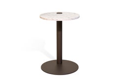 Outdoor Side Table With Marble Top