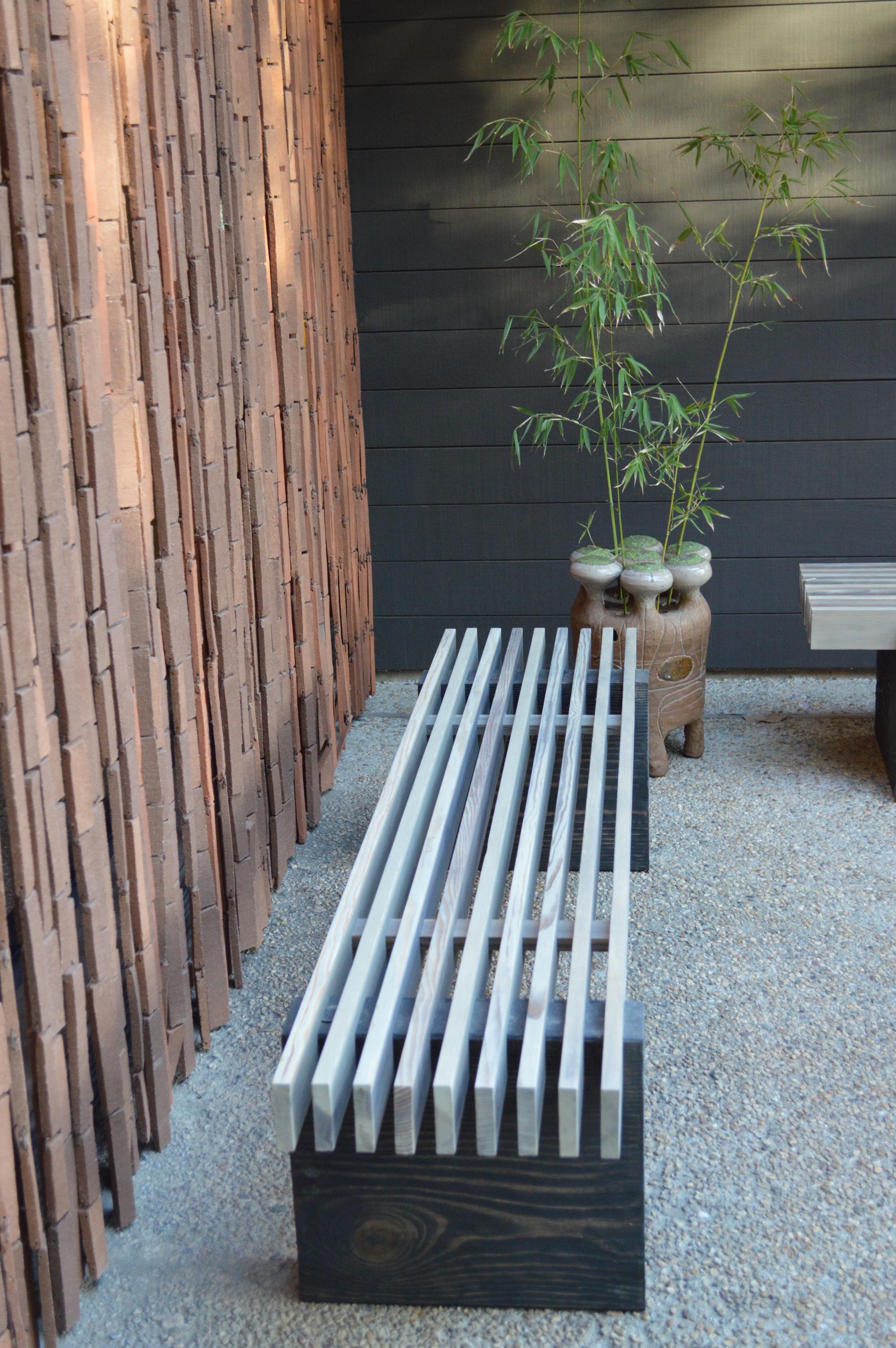 Bois Banc d'extérieur en bois de Douglas à Grain Vertical Style Rustique en vente