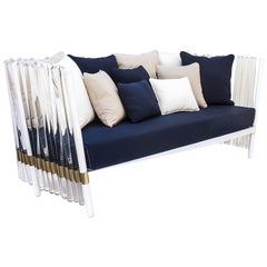 Acrylic Details and Waterproof Fabrics Outdoor Sofa