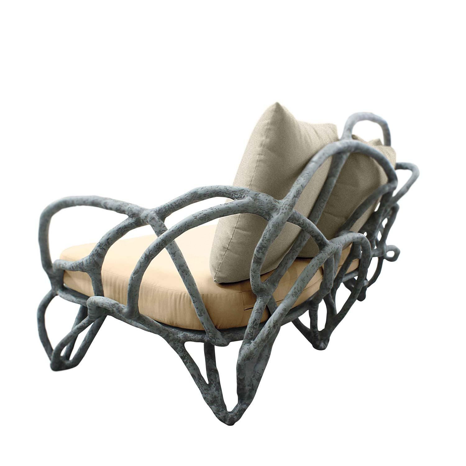 Sofa im biomorphen Stil für den Außenbereich in antiker Ausführung (Moderne) im Angebot