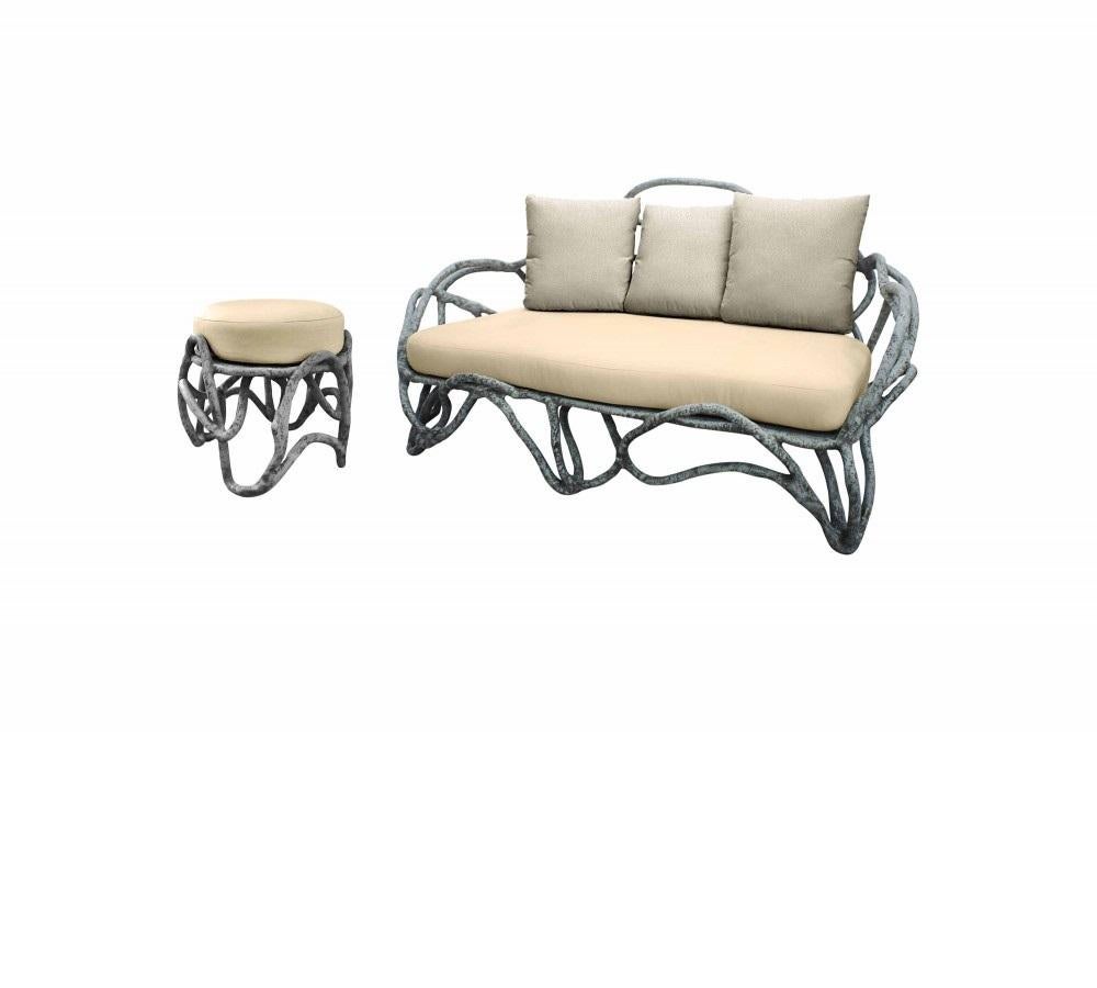 Sofa im biomorphen Stil für den Außenbereich in antiker Ausführung im Zustand „Neu“ im Angebot in New York, NY