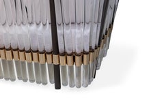 Houdini Outdoor Sofa by Myface - Futuristic Stainless Steel & Acrylic