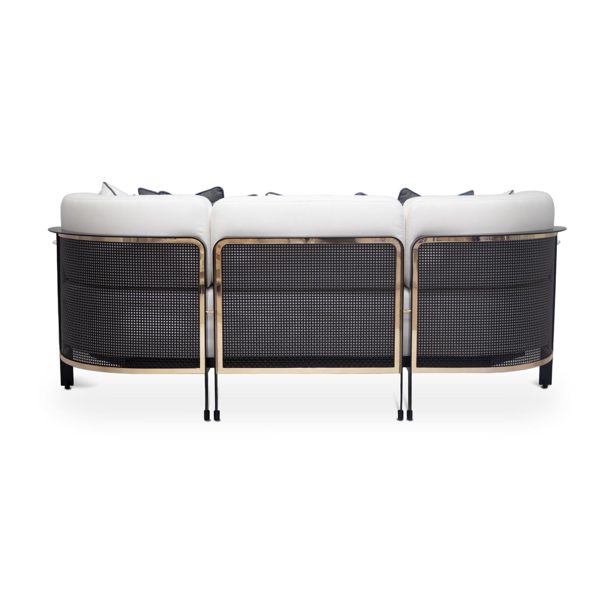 Outdoor-Sofa mit wasserfesten Stoffen und witterungsbeständigen Materialien im Zustand „Neu“ im Angebot in Santo Tirso, PT