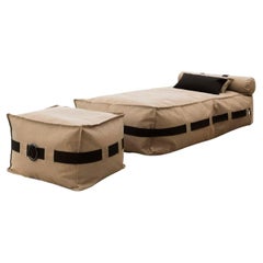 Outdoor Soft Chaise Lounge & Ottoman in Custom Colors