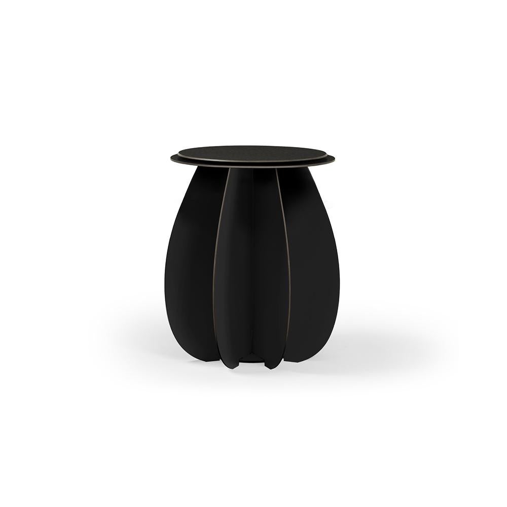 Francese Sgabello da esterno - Nero CHOLLA H45 cm in vendita