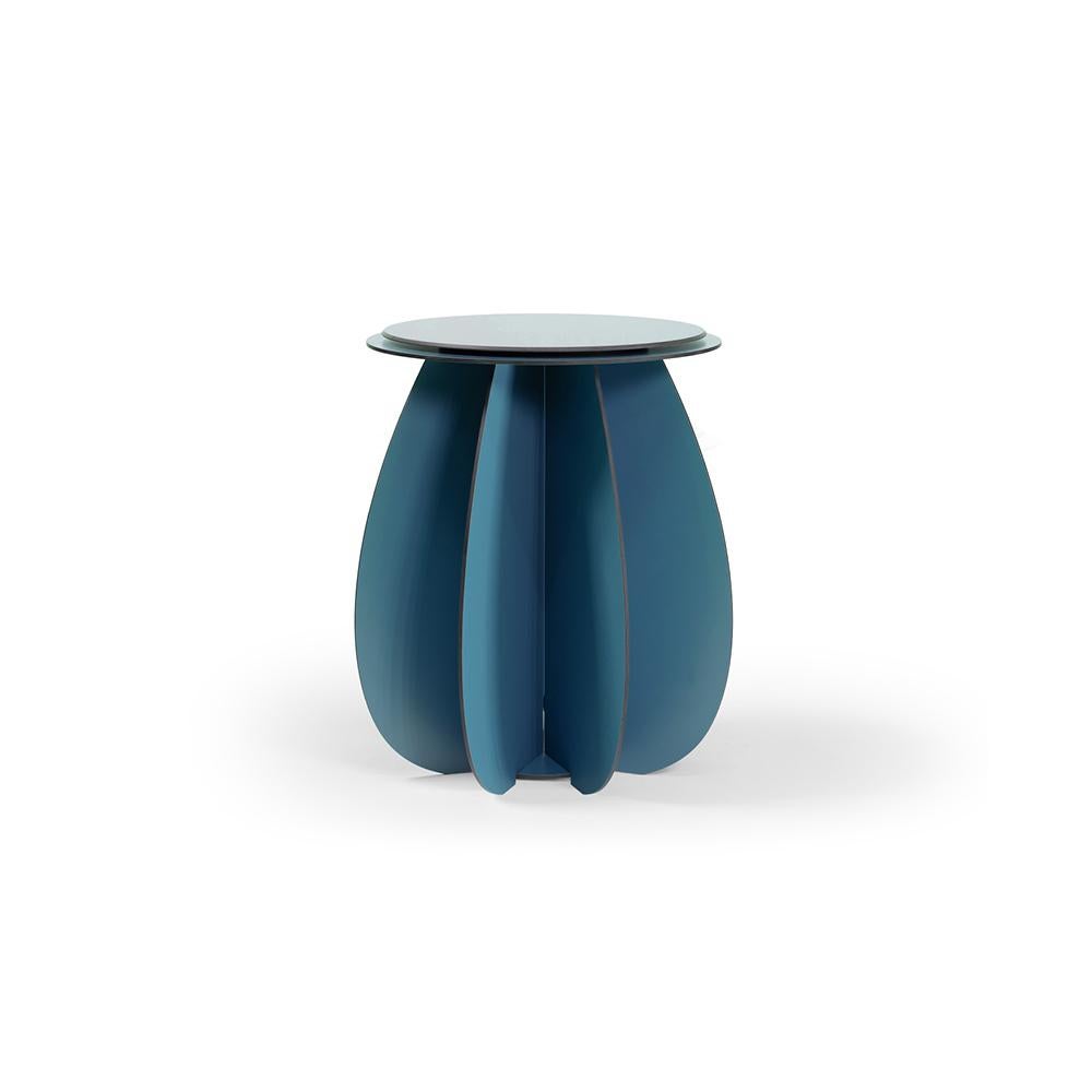 Sgabello da esterno - Blu CHOLLA H45 cm In condizioni Nuovo in vendita a FONTAIN, FR