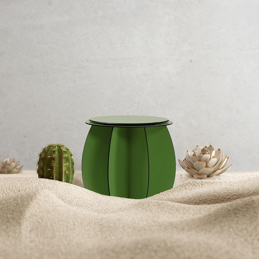 Le tabouret Cholla, conçu par Florence Bourel, est un meuble polyvalent qui convient aux espaces intérieurs, aux balcons ensoleillés ou autour des piscines.

Cholla incarne un optimisme naturel avec sa forme inspirée du cactus, ses lignes douces et