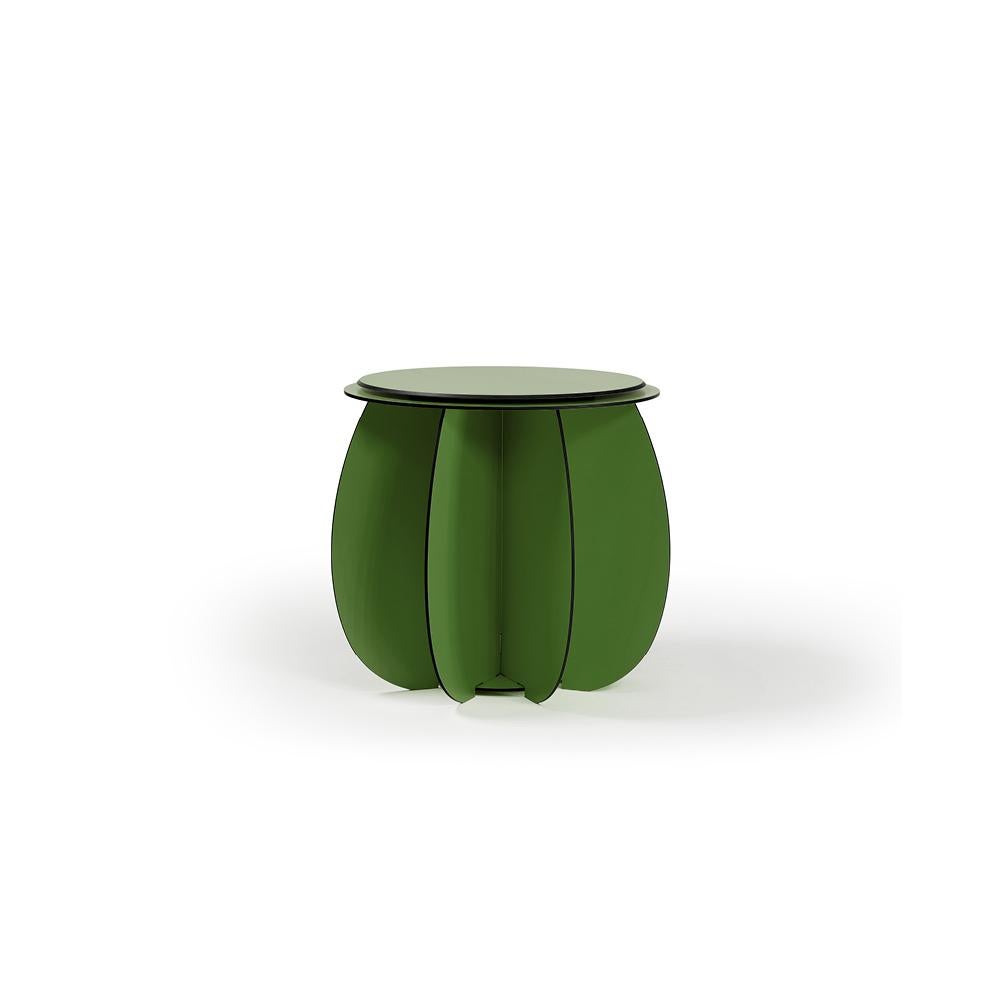 Outdoor Stool - Green CHOLLA H34 cm In New Condition For Sale In FONTAIN, FR