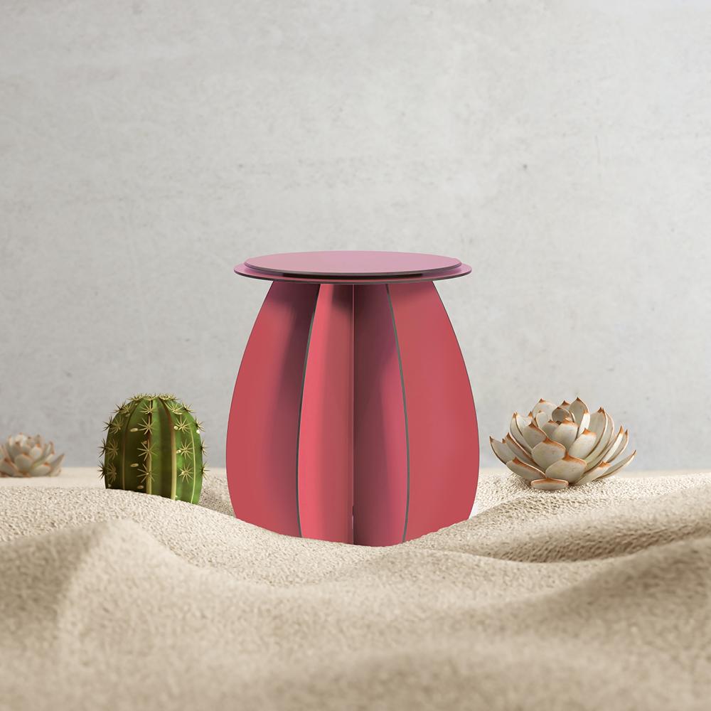 The Cholla stool, designed by Florence Bourel, is a versatile piece of furniture suitable for interior spaces, sunny balconies, or around swimming pools.

Cholla embodies a natural optimism with its cactus-inspired shape featuring smooth, rounded