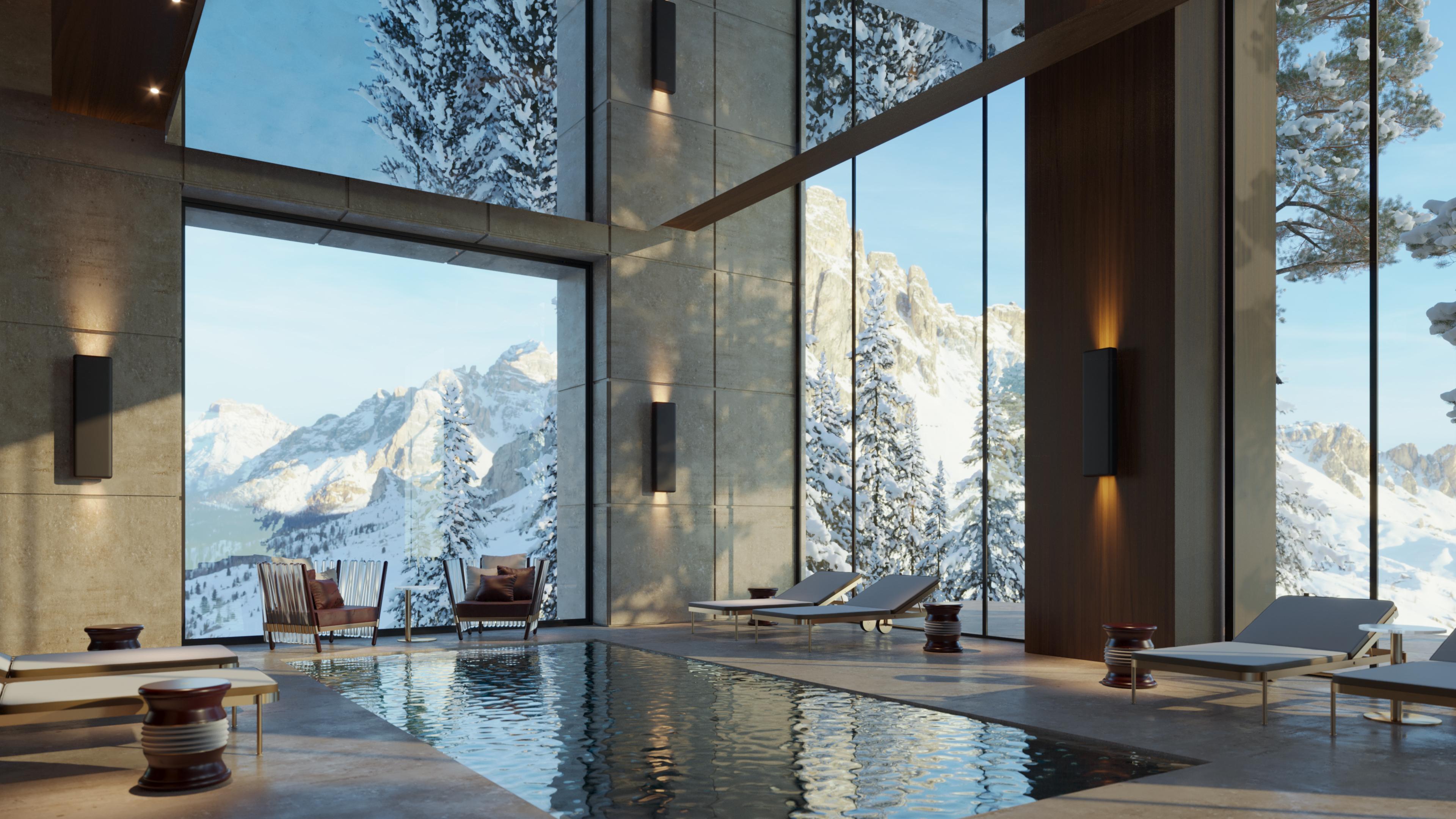 Acciaio inossidabile Sgabello da esterno con laccatura marrone e crema e finiture in acciaio inox in vendita