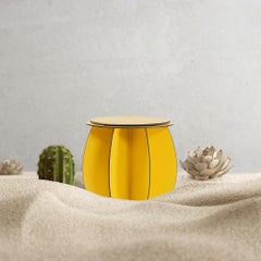 Outdoor Stool - Yellow CHOLLA H34 cm