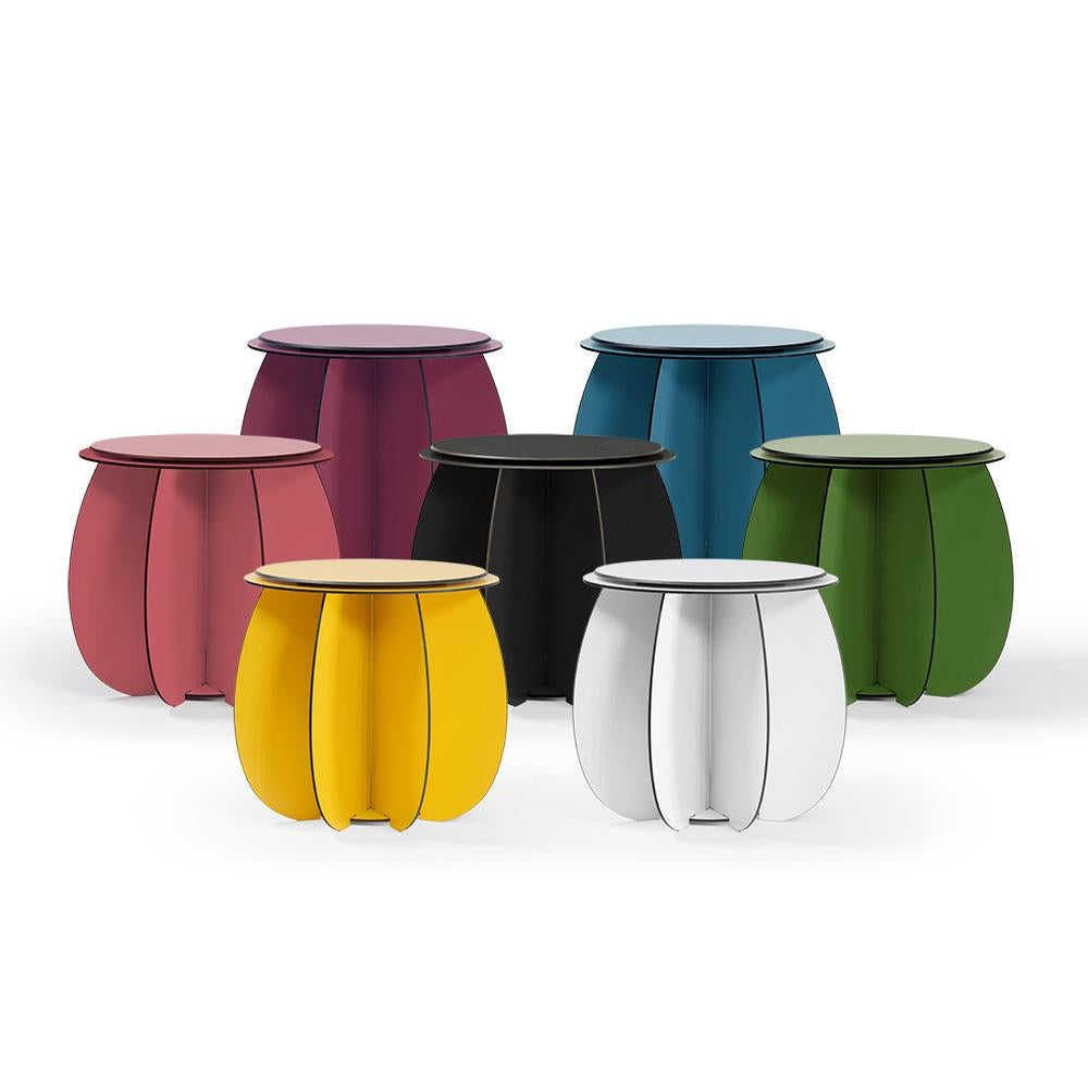 Tabouret d'extérieur jaune CHOLLA H34 cm Neuf - En vente à FONTAIN, FR