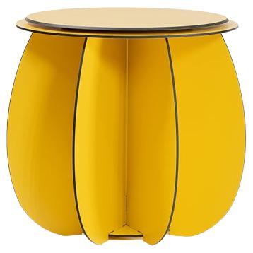 Tabouret d'extérieur jaune CHOLLA H34 cm