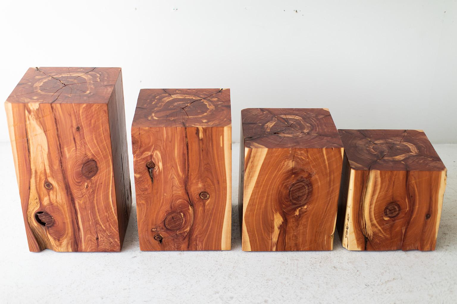 Outdoor Stump Side Tables For Sale 2
