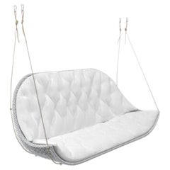 Outdoor Swing Sofa with Rope Detailing 