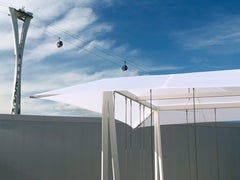 Outdoor, 8 seater Swing Table with Lacquered Elm table-top