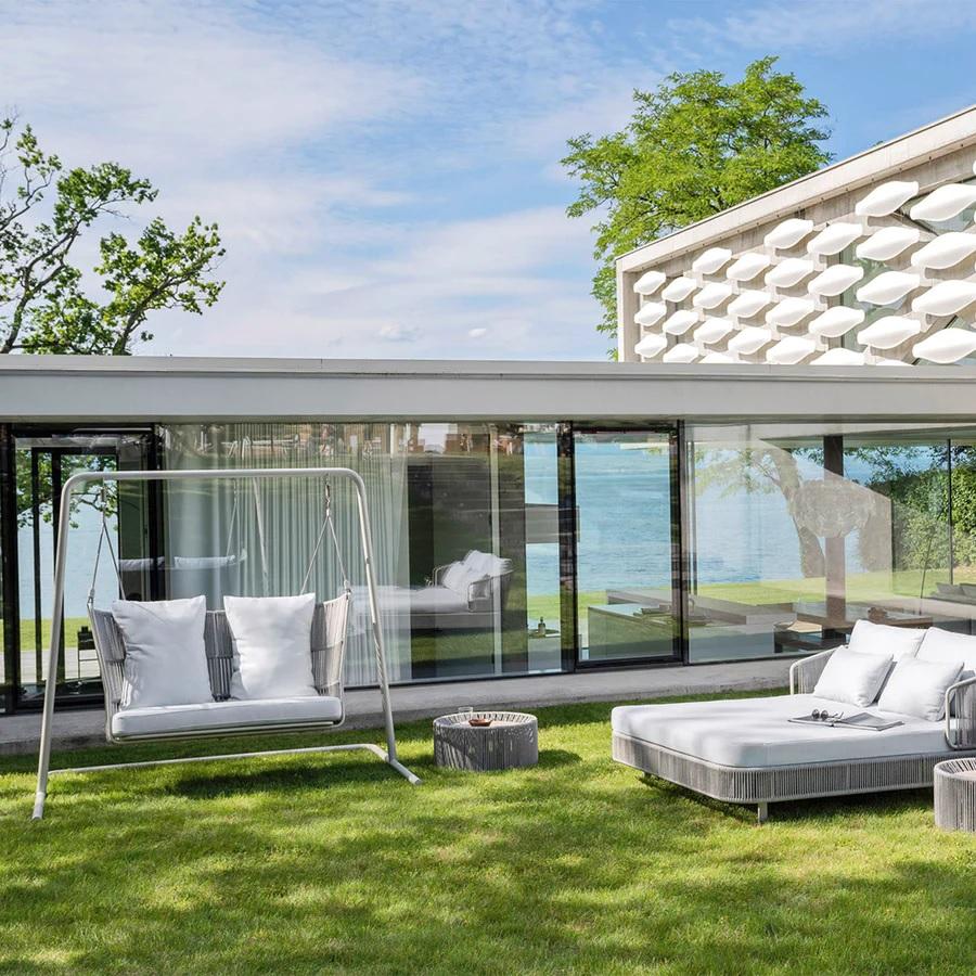 Outdoor-Liegesofa mit maßgefertigtem Seil und Stoff in verschiedenen Farben im Zustand „Neu“ im Angebot in NEW YORK, NY