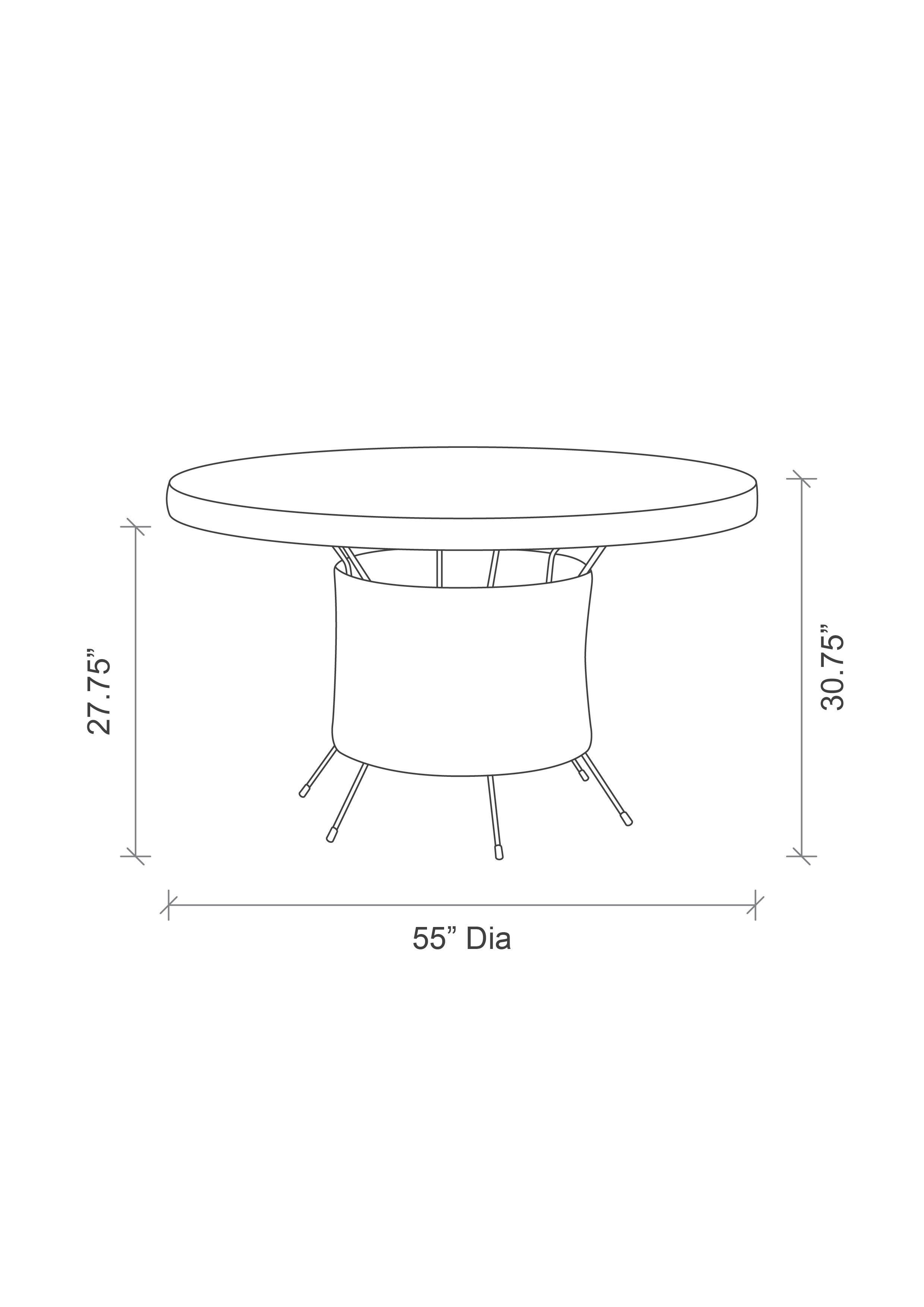 Mesa de exterior - Mesa de comedor tejida - Spice en venta 2