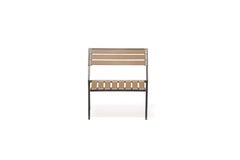 Tan & Charcoal Outdoor Lounge Chair