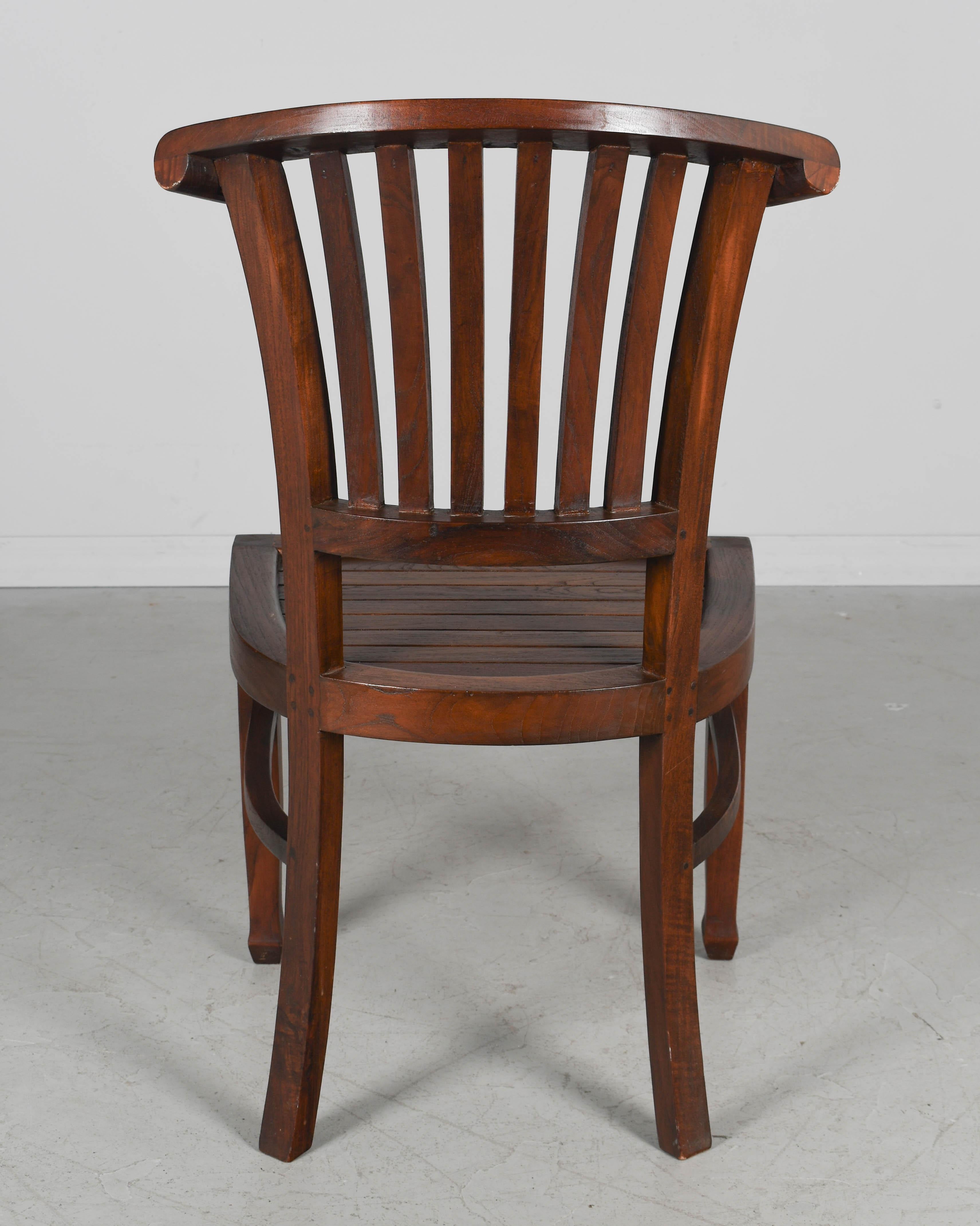 Teak Set di 6 sedie da pranzo in teak per esterni in vendita