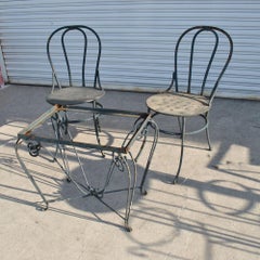 Set da caffè a tre pezzi per esterni