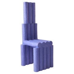 Outdoor Throne Chair - Sculptural Brutalist Handcrafted Modern Chair (chaise trône pour l'extérieur)