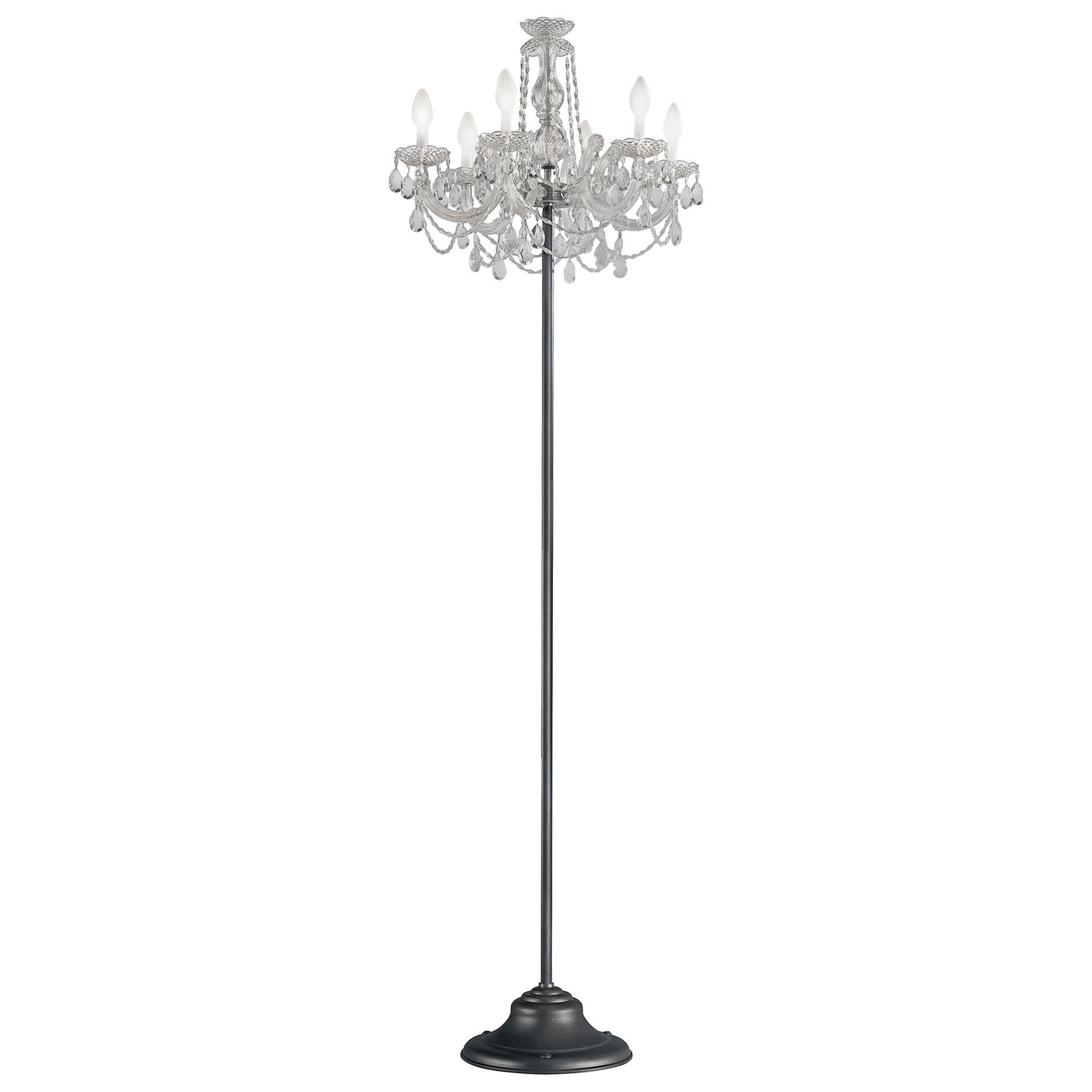 Outdoor Venetian Floor Lamp 6 Lights, Made in Italy For Sale