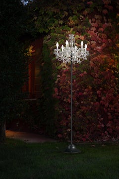 Outdoor Venetian Floor Lamp 6 Lights, Made in Italy