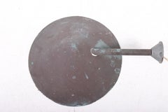 Outdoor Wall Lamp in Patinated Copper, Made in Denmark 1950s