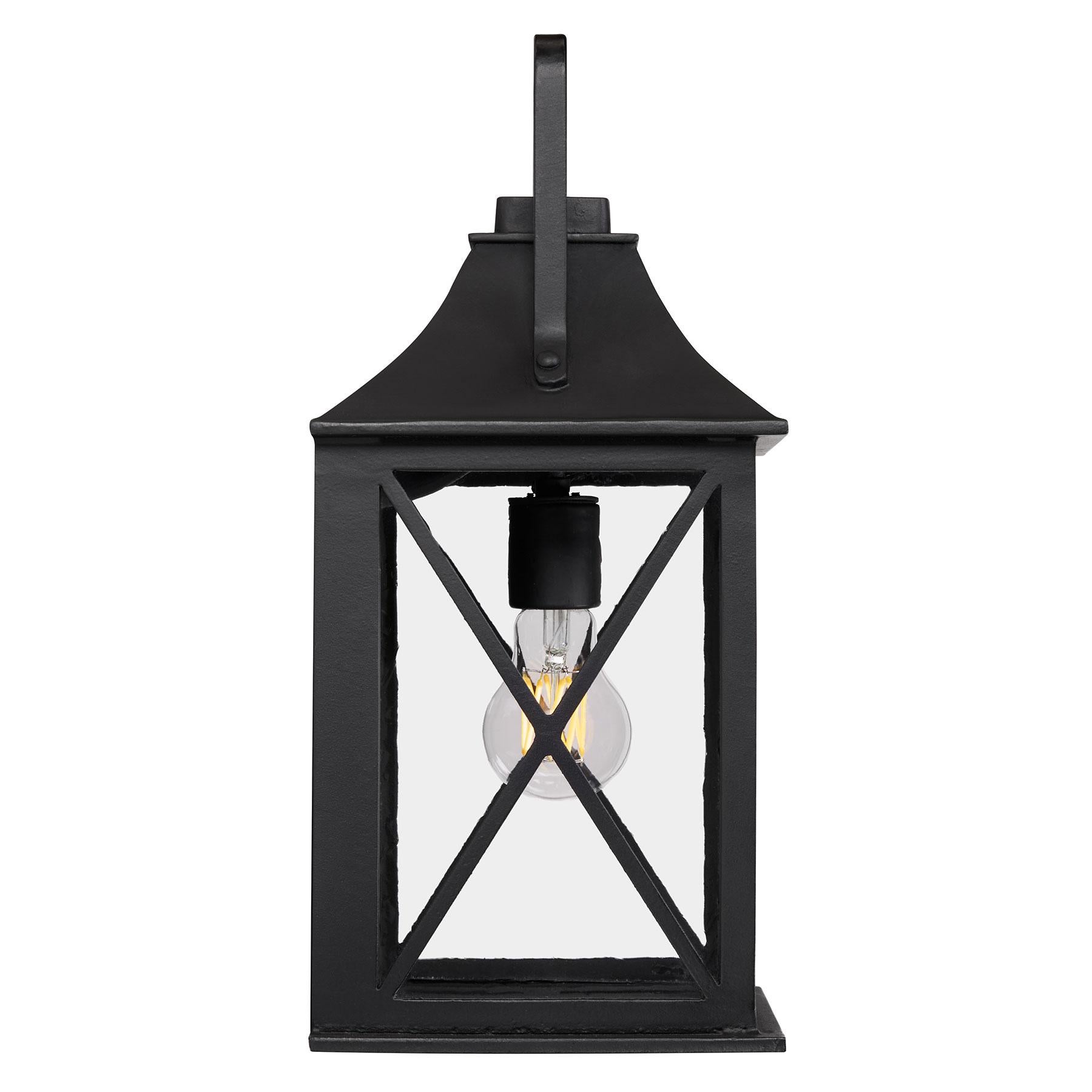 Lanterne murale d'extérieur de style Craftsman-Colonial avec verre antique, fabriquée à la main aux États-Unis Neuf - En vente à Santa Paula, CA