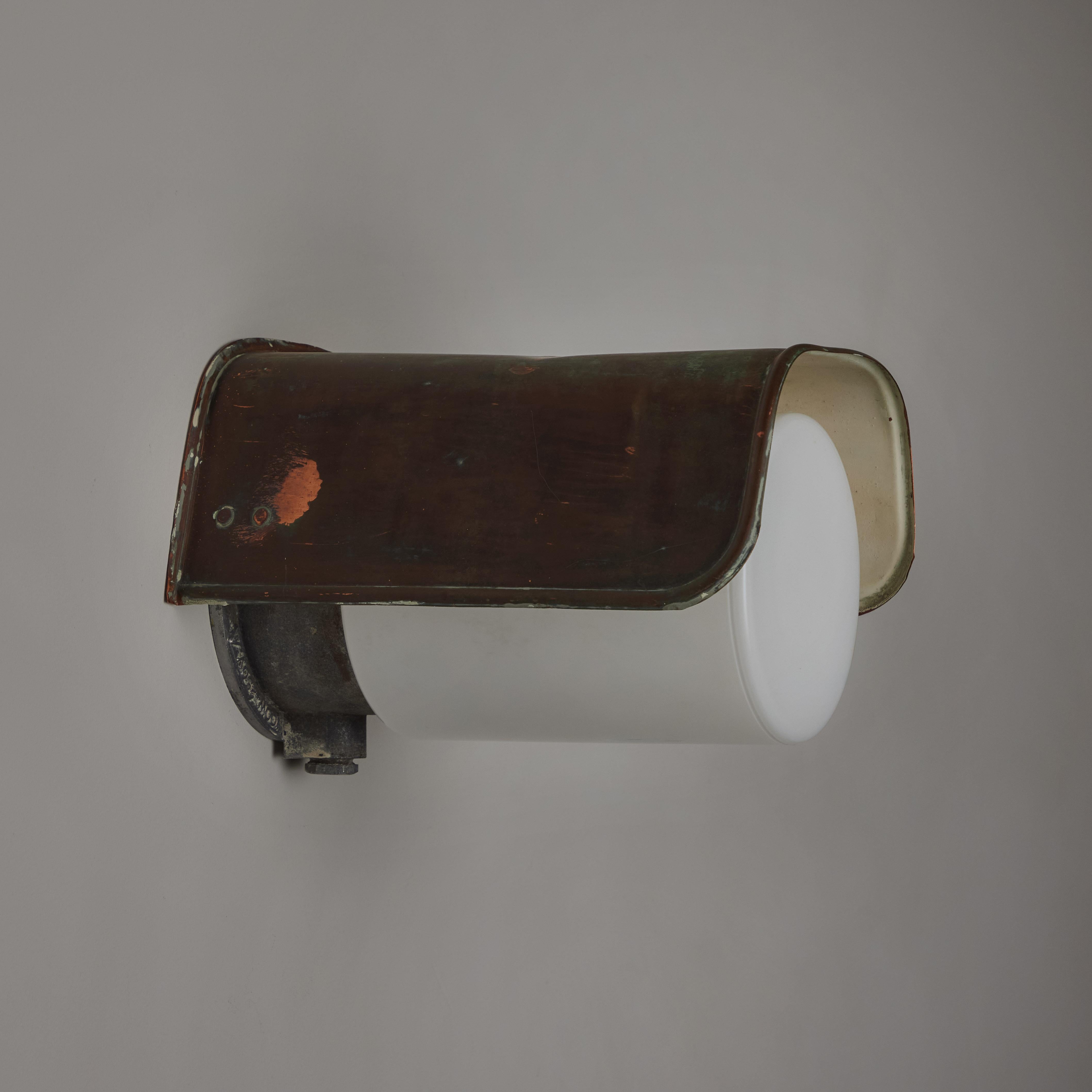 Finnish Outdoor Wall Light by Paavo Tynell for Tato Oy For Sale