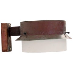 Outdoor Wall Light in Copper by Falkenbergs, Sweden, 1970s