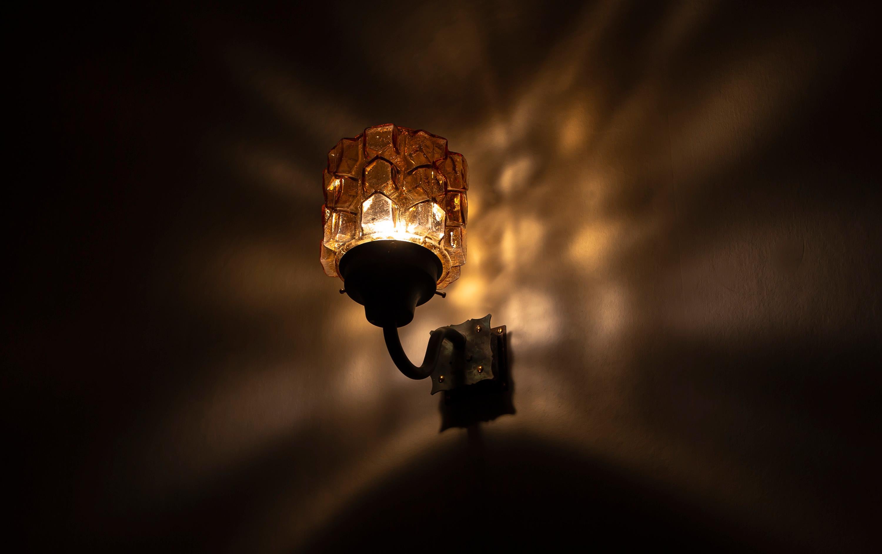 Outdoor Wall Light in Copper, Norway, 1970s 4
