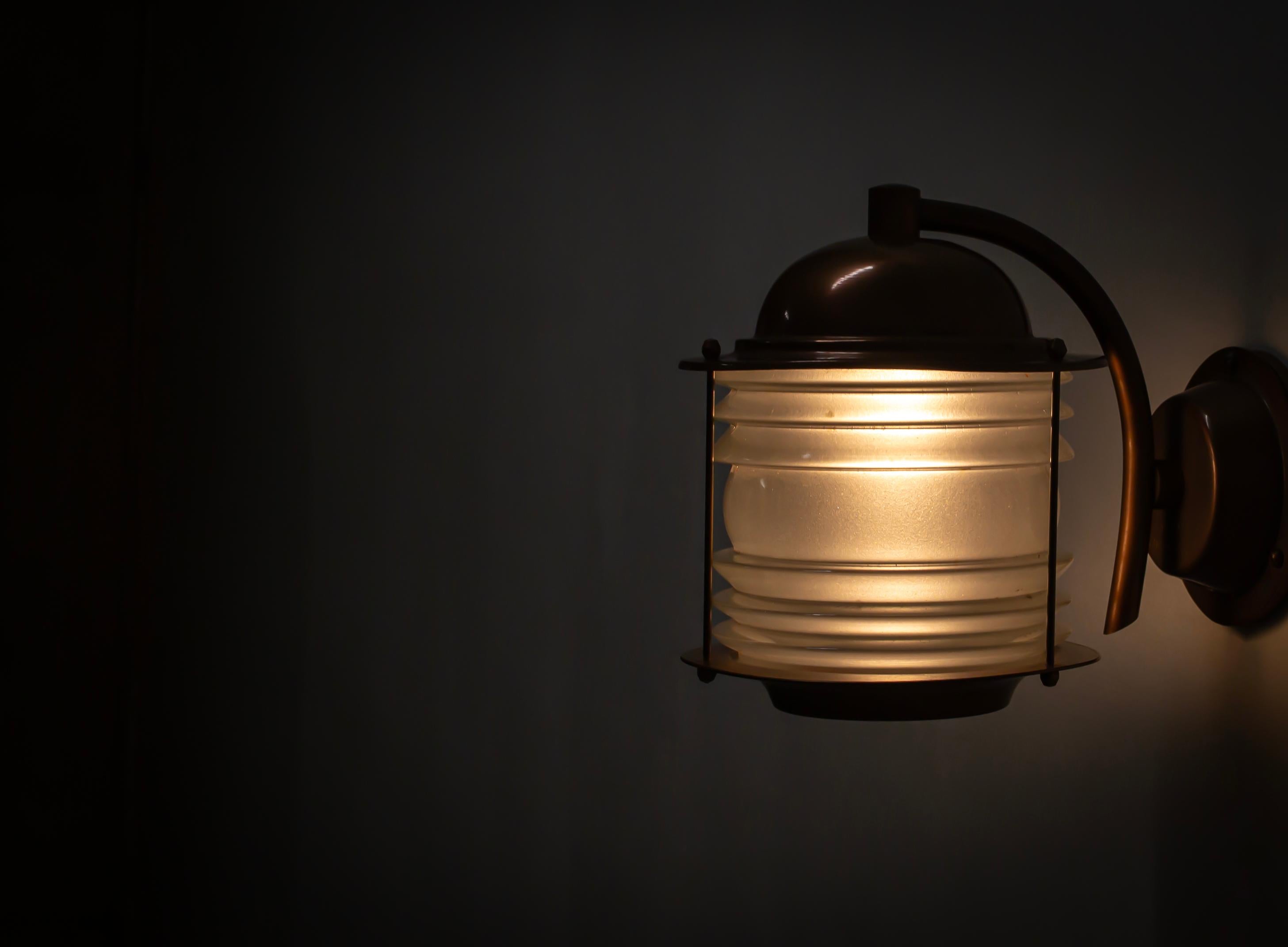 Outdoor Wall Light in Copper, Norway, 1970s For Sale 3