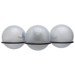 Outdoor Wall Light Three Globes by Sarfatti, 1960s