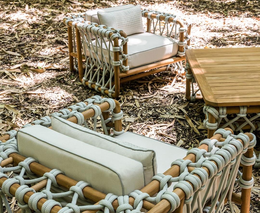 woven rope outdoor sofa