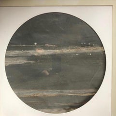 Chinesisch Außergewöhnlich Außergewöhnliche Mondlandschaft Naturstein „„Malerei“