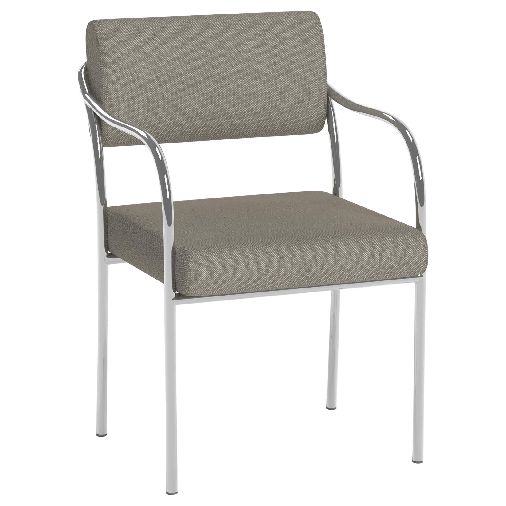 Outline Chair by Formiing in Hallingdal Grey, Modern Design For Sale