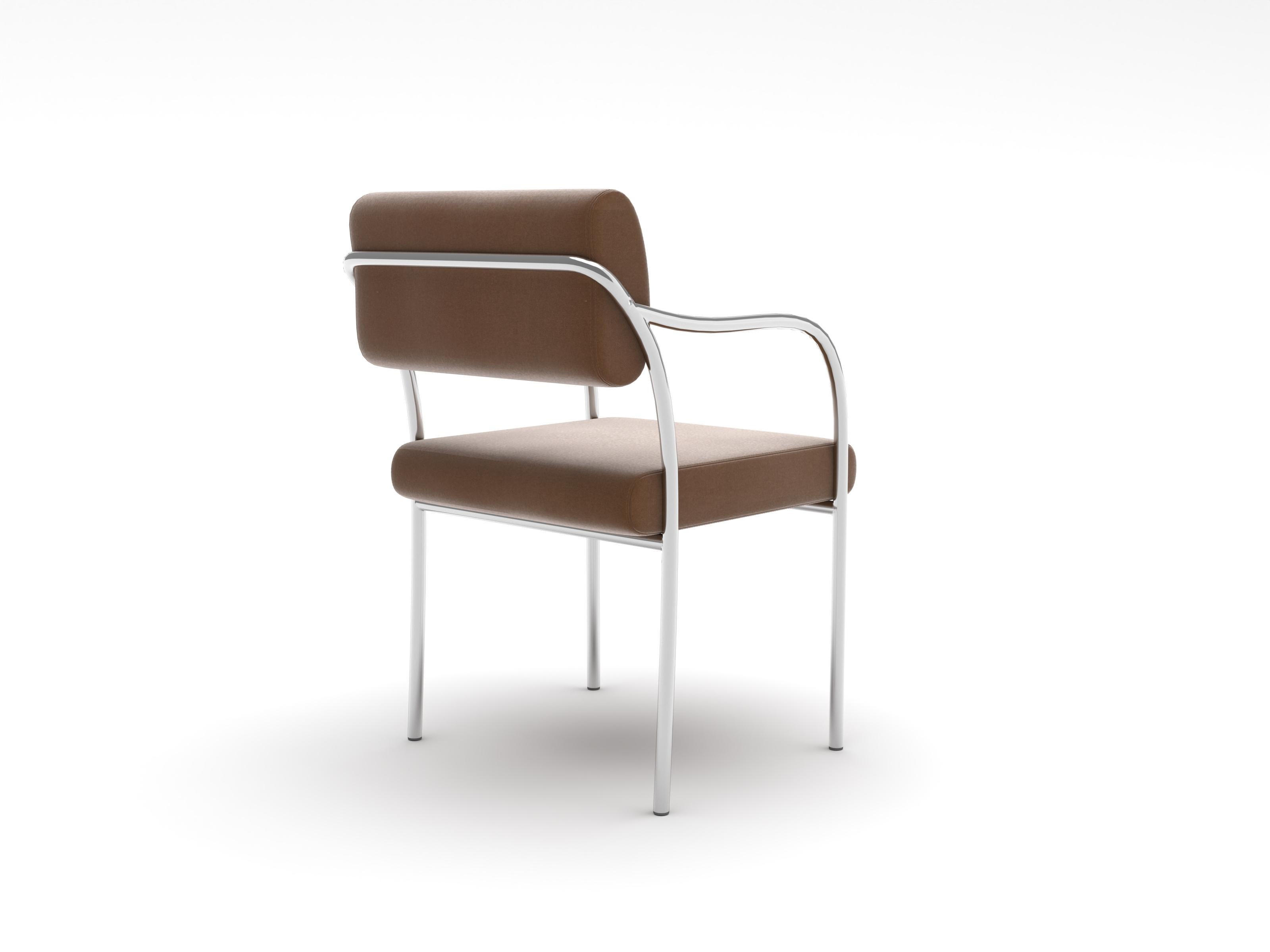 Cotone Sedia da pranzo Outline, Harald Brown in vendita