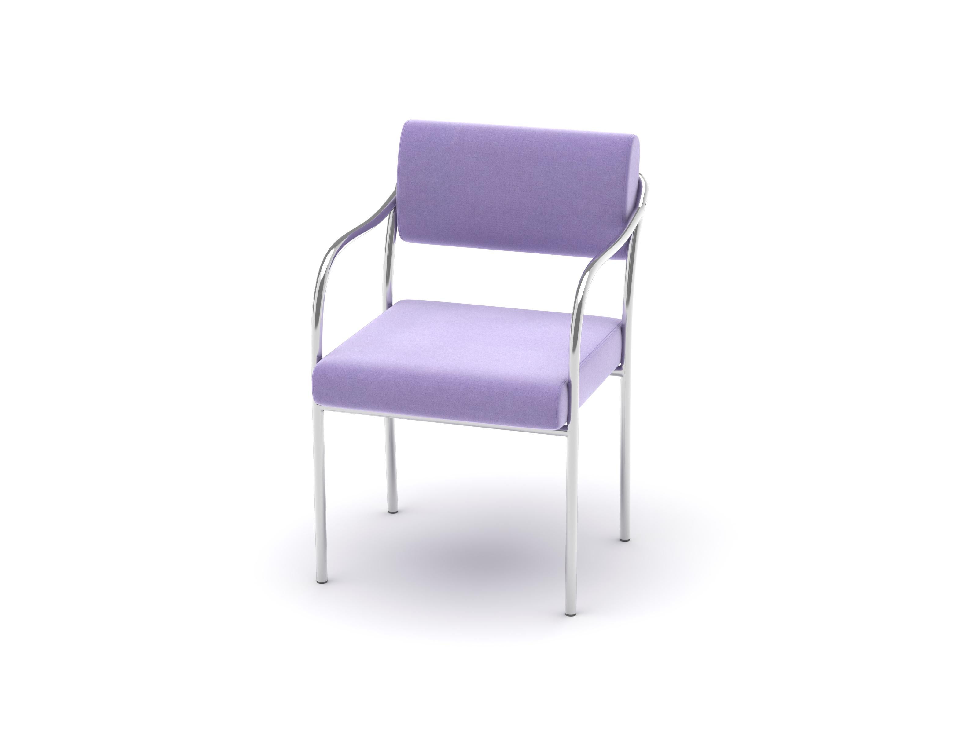 Cinese Sedia da pranzo Outline, Harald Lavender in vendita