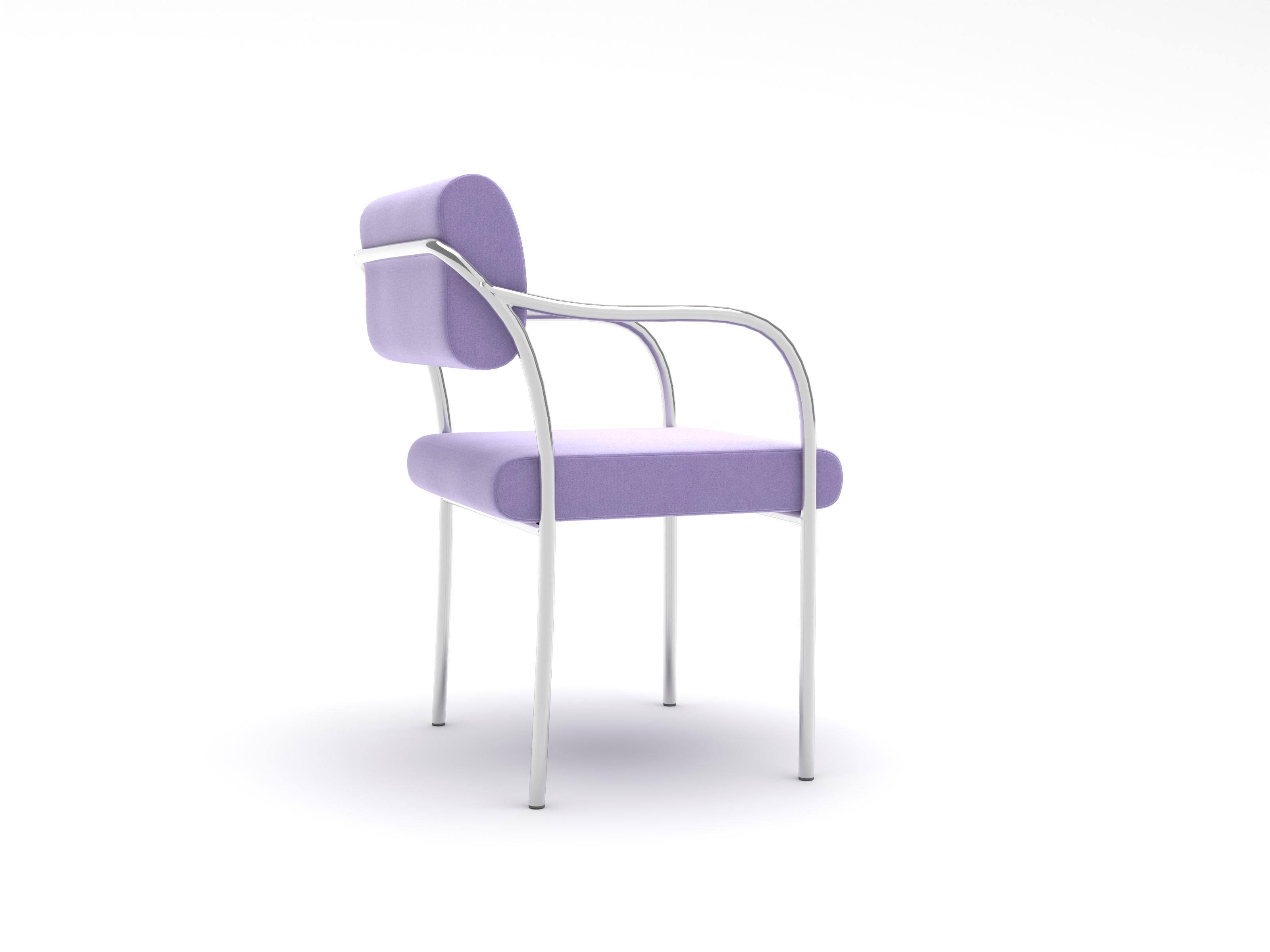 Sedia da pranzo Outline, Harald Lavender In condizioni Nuovo in vendita a Brooklyn, NY