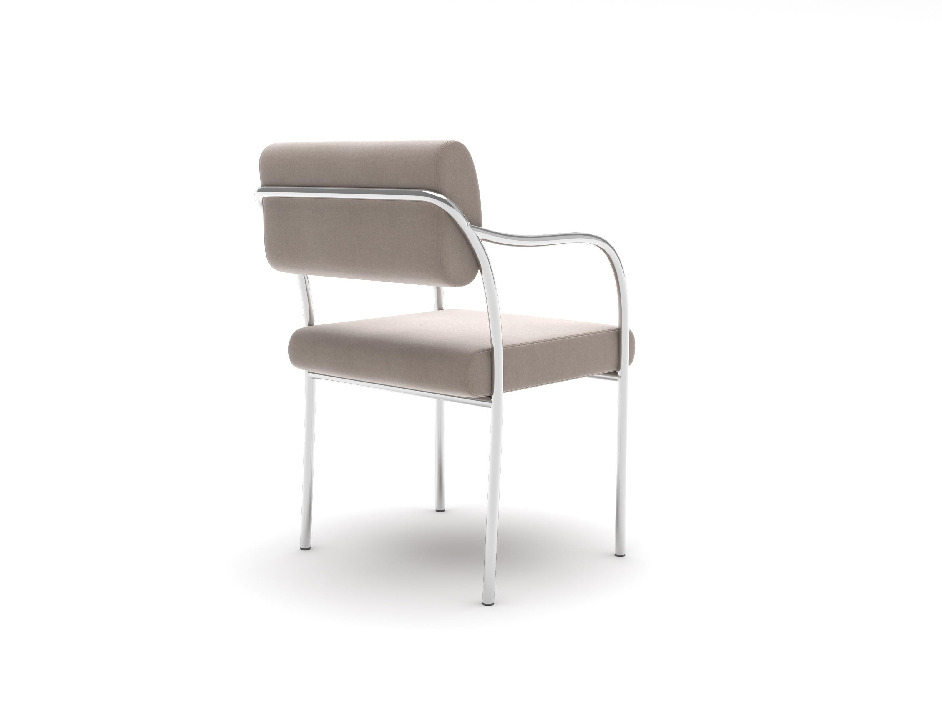 Sedia da pranzo Outline, Harald Taupe in vendita 1