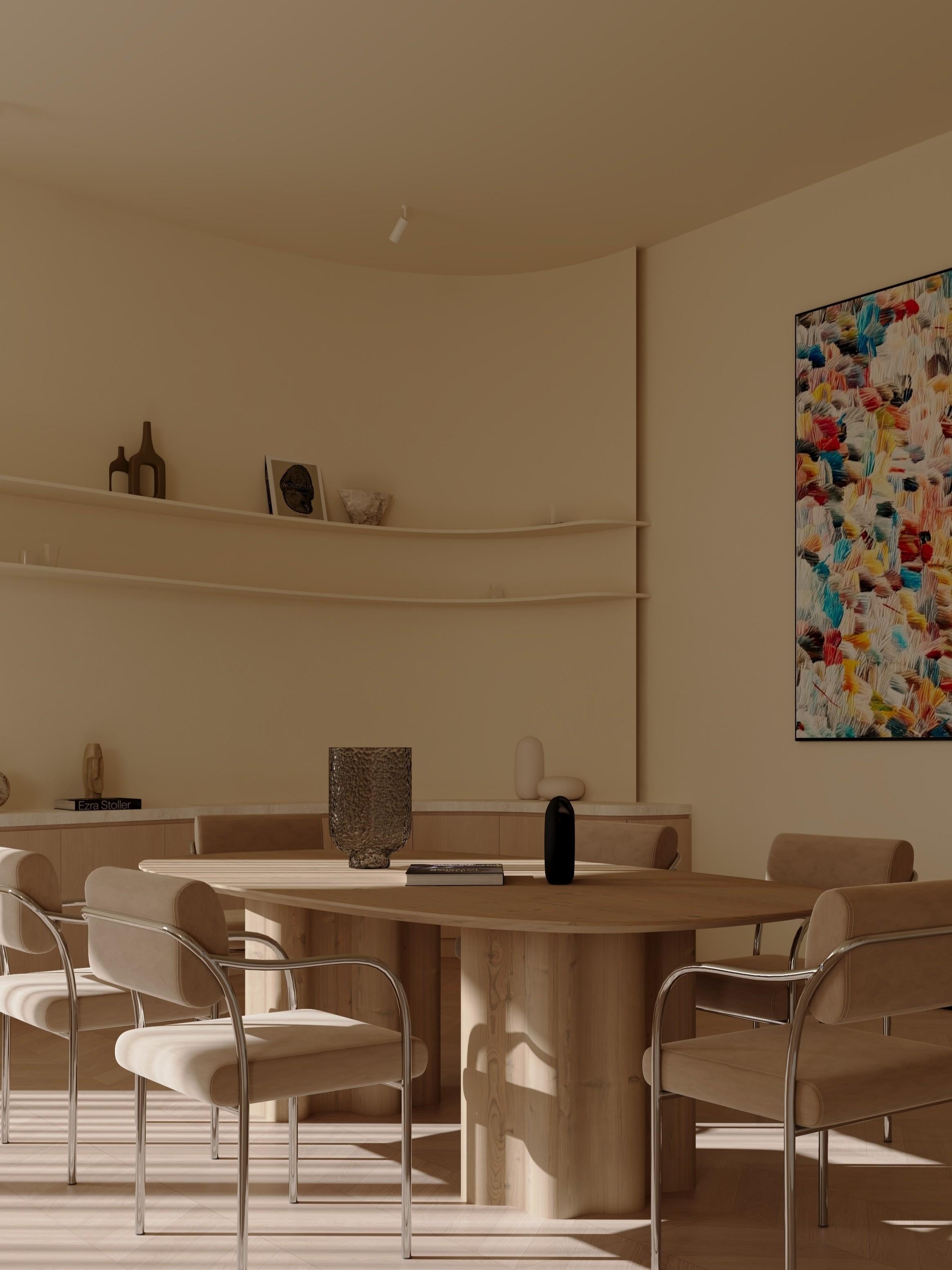 Sedia da pranzo Outline, Harald Taupe in vendita 3